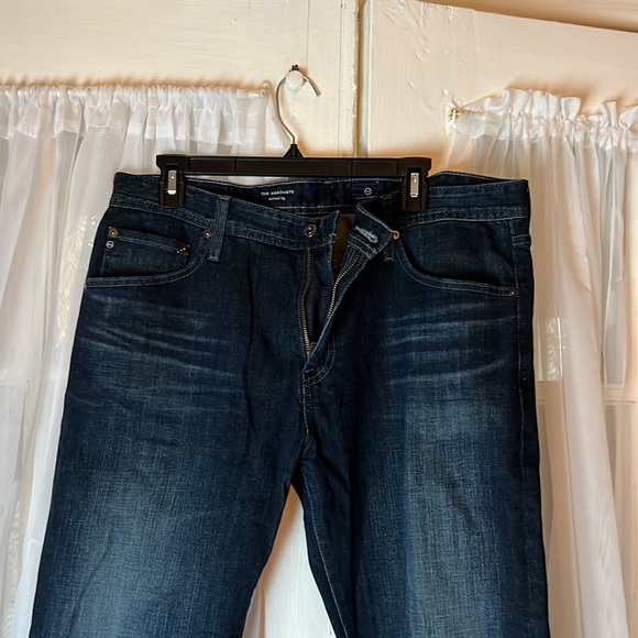 Adriano Goldschmied The Graduate Tailored Leg Jeans Men’s w36” X 28”Inseam Hemed - Picture 9 of 12